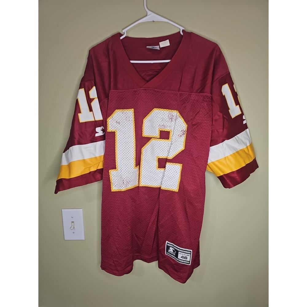 GUS FREROTTE #12 Washington Redskins NFL Vintage Jersey by Starter Size 46